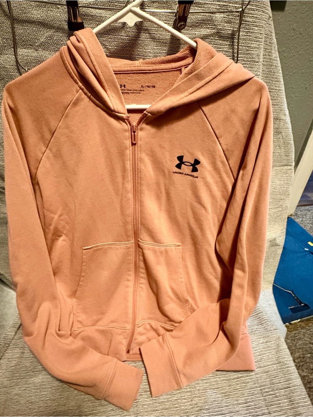 Under Armour Rose Pink Full-Zip Hoodie